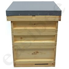 National Bee Hive Bee Keeping Pine 2 Super 1 Brood Beekeeping Beehive Easibee