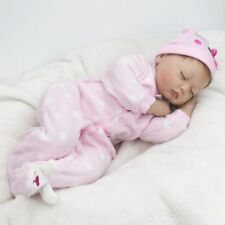 Handmade Christmas Reborn Baby Dolls 22" Newborn Girl Soft Silicone Dolls RLT