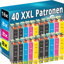 40 XXL TINTE PATRONEN für Epson WF2010W WF2630WF WF2650DWF WF2660DWF SET DRUCKER