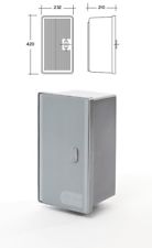 CASSETTA CONTENITORE PER CONTATORE ENEL MONOFASE 230V ARE/GMI-Y SERRATURA SC/1