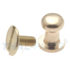 10er Pack Beil Taschenknopf Beiltaschenknopf 9mm Messing Schraubniete