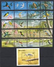 Nevis 1991 Island Birds - MNH set & Mini Sheet - Cat £29 - (126)