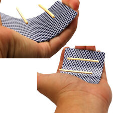 5X air floating magic tricks floating match on card magic toothpick props 9H