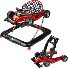 ib style® Little Racer 2en1  Trotteur Marcheur Apprentissage de Marche ROUGE