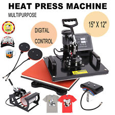 5 in 1 1000W T-shirt appuyez presse à chaud Heat Transfer High Pressure Machine