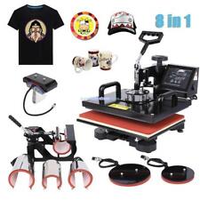 8en1 presse à chaleur machine de transfert de sublimation Swing-Away imprimante 