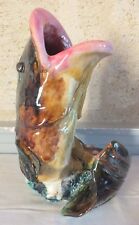 poisson vase barbotine Massier ?