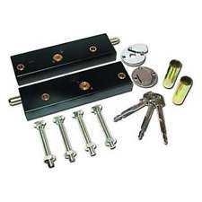 Garage Door Bolt Locks for Extra Security - One Pair Operated On Same Key