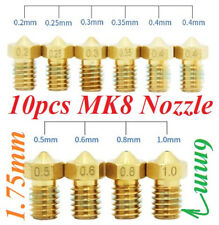 10x E3D V5 V6 0.2- 0,4mm - 1.0 3D Printer Nozzle Düse Drucker CR10 Makerbot MK10