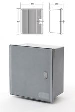 CASSETTA CONTENITORE PER CONTATORE ENEL TRIFASE 380V ARE/GMI-Y SERRATURA SC/1