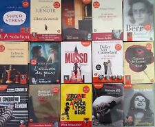 LOT 10 Livres audio Audiolib au choix (neuf)