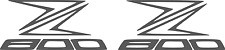2 x Z800 Logo Viele Farben Größe 7 cm x 3 cm ANSEHEN