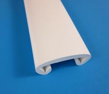 1 m Handlauf Kunststoffhandlauf Treppenhandlauf Weiß matt RAL 9010 PVC 40x8