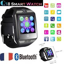 Q18 Smart Bluetooth Montre Connectée SIM TF Caméra pour Android iPhone