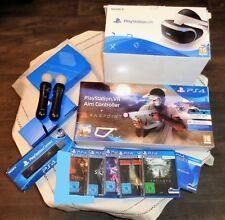 Playstation4-VR Brille+Bundle!Aim Controller+Farpoint+PS4Camera+insg.6 Spiele...