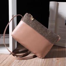 Femme Sac à main bandoulière cuir porte-monnaie sacoche messager pochette