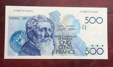 Belgique - Superbe billet de 500 Francs Meunier (1989-92)
