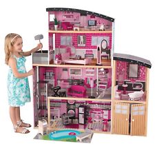 Kidkraft 65826 Puppenhaus Glitzer Puppen-Villa holz Sparkle Dollhouse 