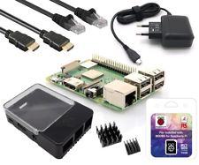 Raspberry Pi 3 Modell B+ (neues 2018 Modell) Full Starterkit Bundle Kit schwarz
