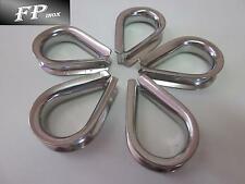 Cosse Coeur 8 mm ( Lot de 5 ) inox 316 - A4