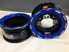 Dwt Rok 'N Verrou avant Bleu Beadlock Jantes 10 10x5 4/156 3+2 Yamaha Raptor 250