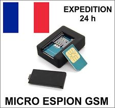 MICRO ESPION GSM  ECOUTE SANS FIL A DISTANCE DEPUIS VOTRE TÉLÉPHONE