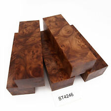 ULME MASER STABILISIERT MASERHOLZ MESSER GRIFF HOLZ ELM TREE BURL WOOD ST4246