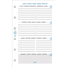 [Ref:14212E] Recharge Exatime 14 semainier millésimé 2 pages par semaine 126x8