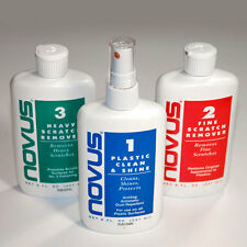 Novus Plastic Polish 8fl oz (237ml) Novus 1, 2 & 3 acrylic cleaner scratch