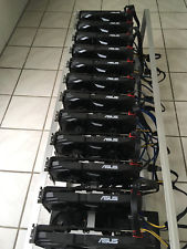 Monster Mining Rig 12x Radeon Asus RX580 4gb ~350Mh, Neu, 1.5 Restgarantie