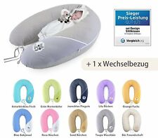 Stillkissen Sei Design Taupe-Waschbär Pünktchen XXL / SET + Bezug