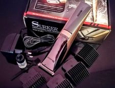 TONDEUSE CHEVEUX ET BARBE PROFESSIONNELLE  DE LUXE SANS FIL ET LAME EN TITANE