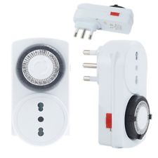 Presa Elettrica Temporizzata Timer 24 H Programmabile Clock Analogico Spine linq