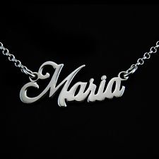 Colgante Nombre Personalizado - Plata de Ley de 925 milésimas