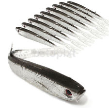 Lot 5pcs Soft Plastic Lures Fishing Lure Bait With Hook Tackle 20g/10cm New FR