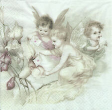 Lot de 2 Serviettes en papier Fée Amour Sagen Vintage Decoupage Collage