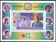 Ras al Khaima 1972 ** Bl.130 A Olympische Spiele Winter Olympic Games