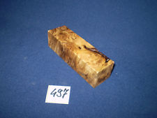 Golden Madrone Maser Schmuckholz für Holzschmuck  105 x 30 x 28 mm   Nr. 497