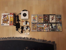 Nintendo GameCube Weiß (PAL) + 10 Spiele (Mario Sunshine, Kart, Football, Zelda)
