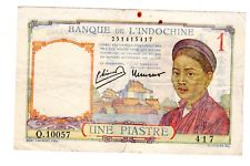 FRANCE INDO-CHINE CHINA Billet 1 PIASTRE ND ( 1949 ) P54  BON ETAT
