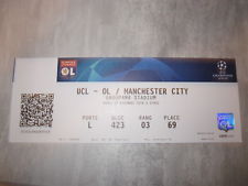 Ticket OL Olympique Lyonnais - Manchester City LDC 2018 - 27/11/2018