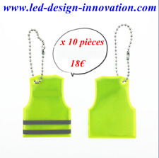 GILET JAUNE x 10 pièces  + 2 GRATUITS 