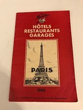 Guide Michelin Paris 53 , supplément au guide vert