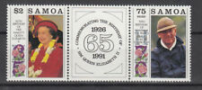 Samoa - Mi.-Nr. 717-718 -  Geburtstag Elisabeth 1991 - postfrisch 