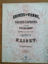 Noten. Liszt. Soirées de Vienne für Klavier. Nr. 2.
