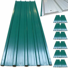 12x Corrugated Roof Sheets Profiled Galvanized Steel Sheet Carport Roofing Metal