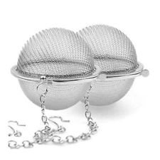 cool 2PCS Pratique Boule a The Tea Epices Infuser Filtr wholesale price Q1A3