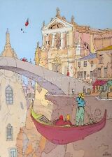 Affiche Moebius Jean Giraud Venise Venezia 49x65 cm