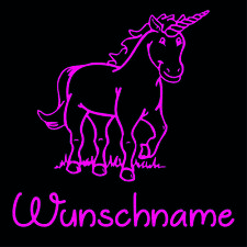Einhorn ✔ 10cm ✔ Farbauswahl ✔ Bügelbild ✔ Wunschtext ✔ Wunschname ✔ Bügelfolie