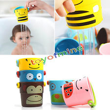 Skip hop zoo stack & pour bain seaux-kids bathtime fun play garçons filles-neuf